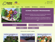 Tablet Screenshot of bubbledome.com